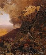 Jervis Mcentee A Cliff in the Katskills painting